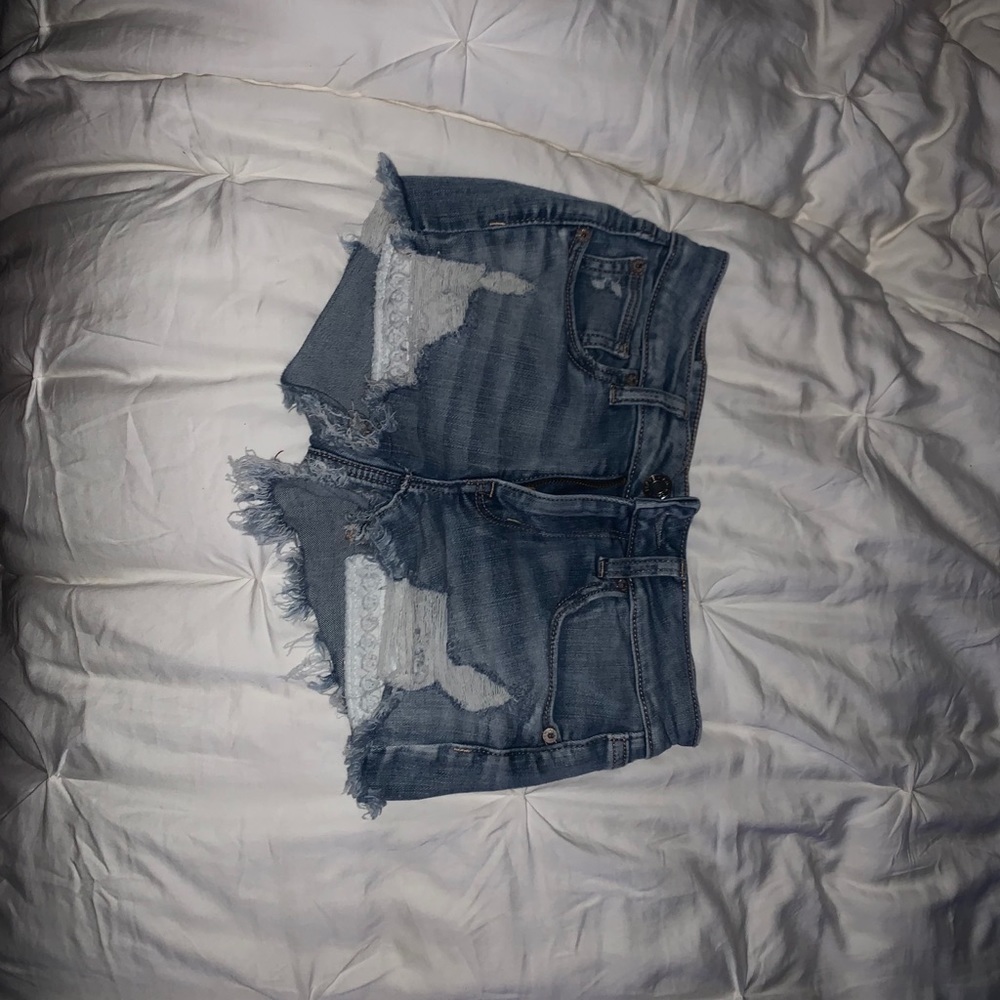 American eagle jean shorts